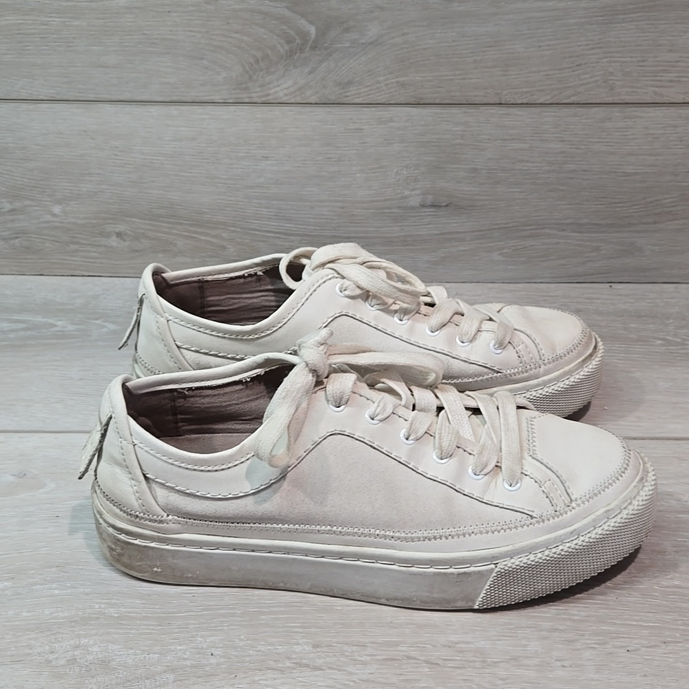Allsaints Women Leather Platform Sneakers Shoes sz 39/9 - Picture 2 of 12